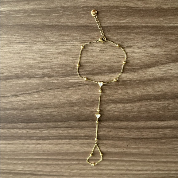 Heart Hand Chain Bracelet Q916 - Picture 2 of 4